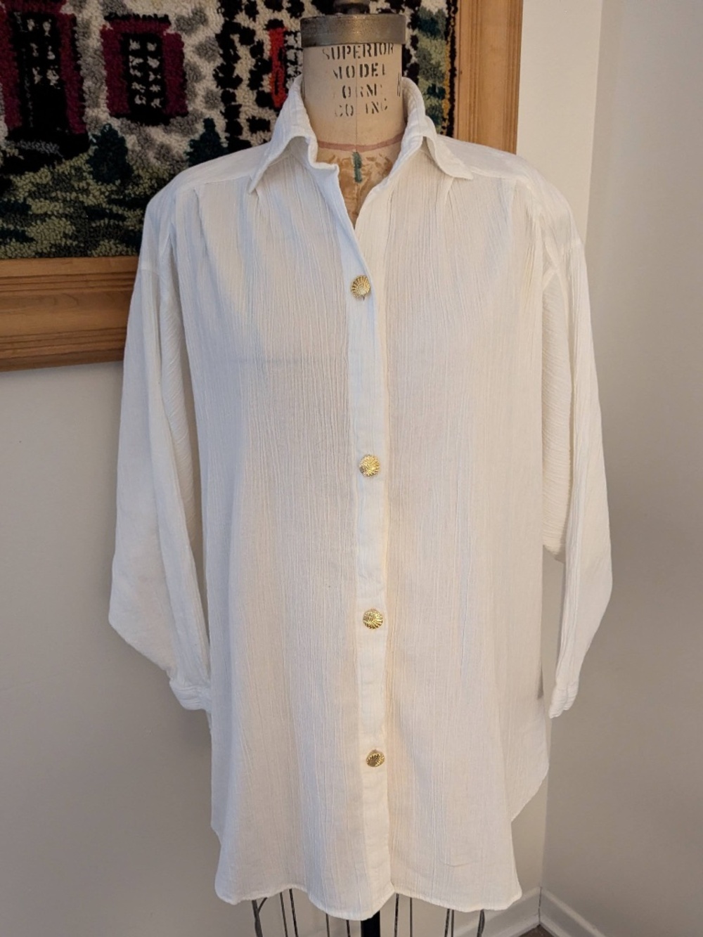 Vintage Disney Resortwear Beach Button Down